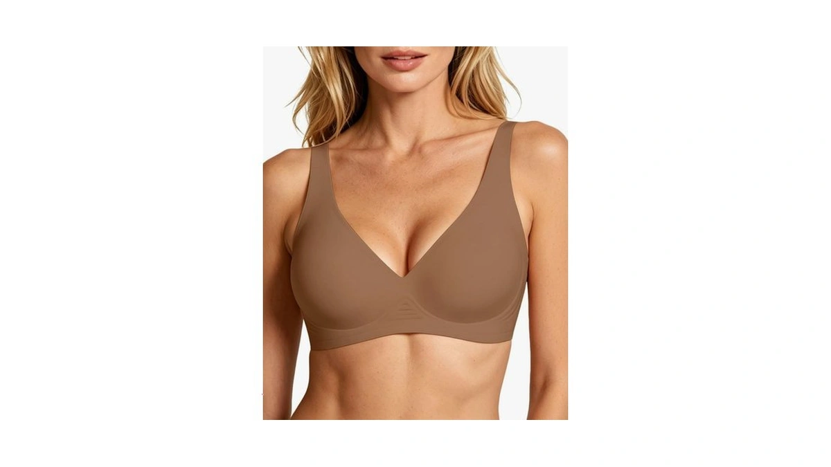 As Fairy Seamless Wireless Bra With Support And Lift Deep