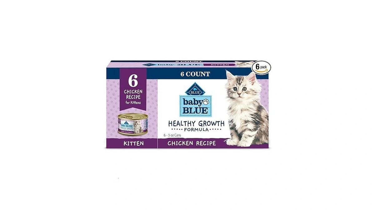 Blue Buffalo Baby Blue Natural Kitten Wet Cat Food, Healthy