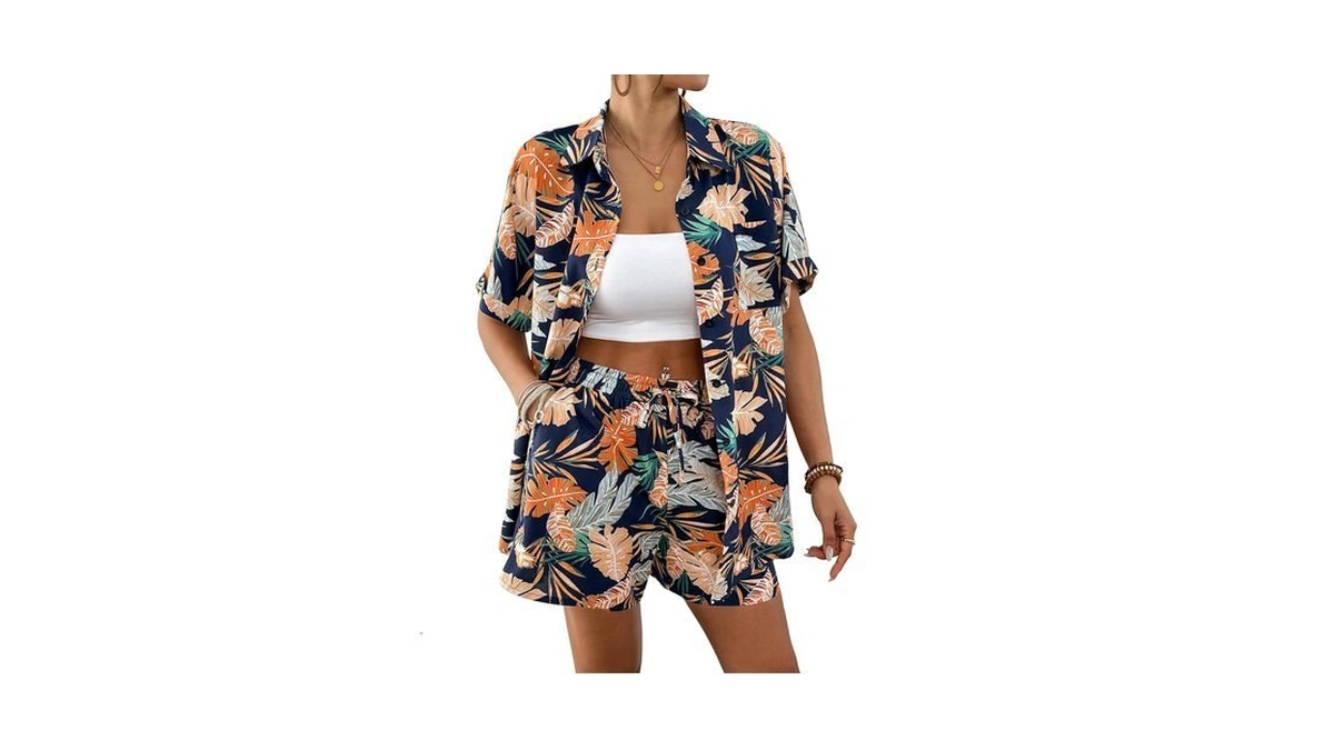 Bsubseach 2 Piece Sets For Women Beach Cover Up Summer
