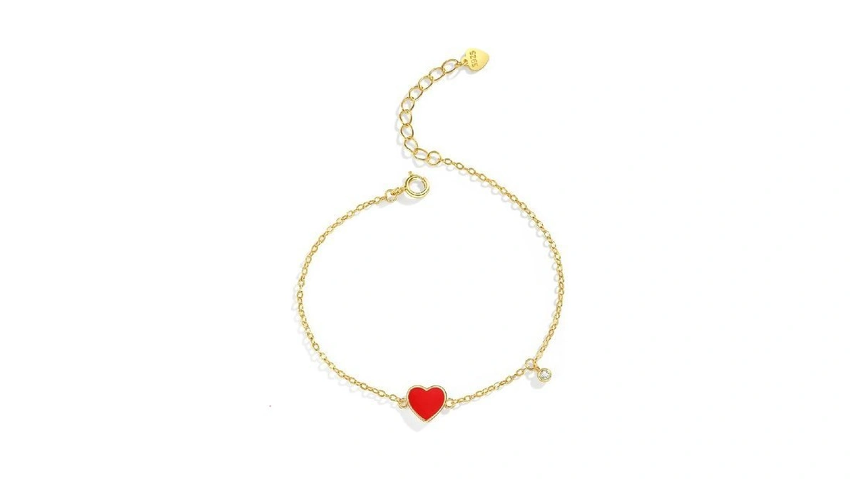 Myfresty 925 Sterling Silver Bracelet For Girl Women Dainty Love