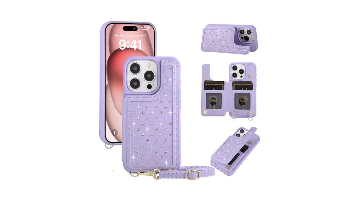 Jcxtrombulous For Iphone 15 Pro Max Wallet Case With Card