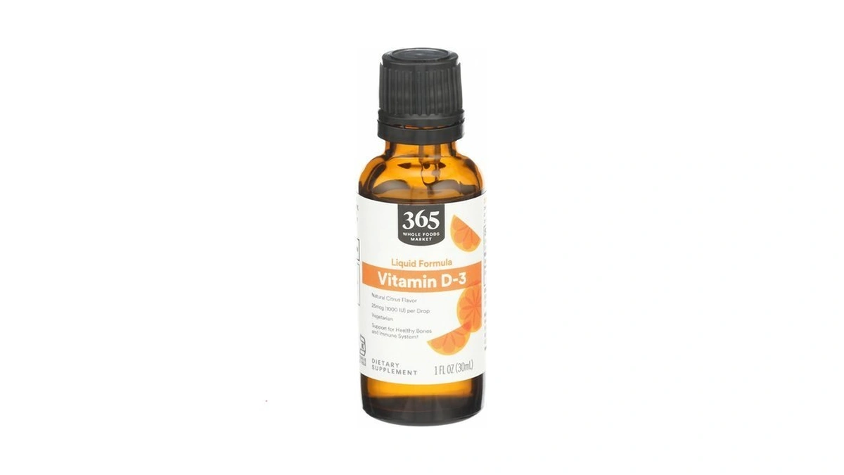 365 By Whole Foods Market, Vitamin D-3 Liquid Citrus Flavor