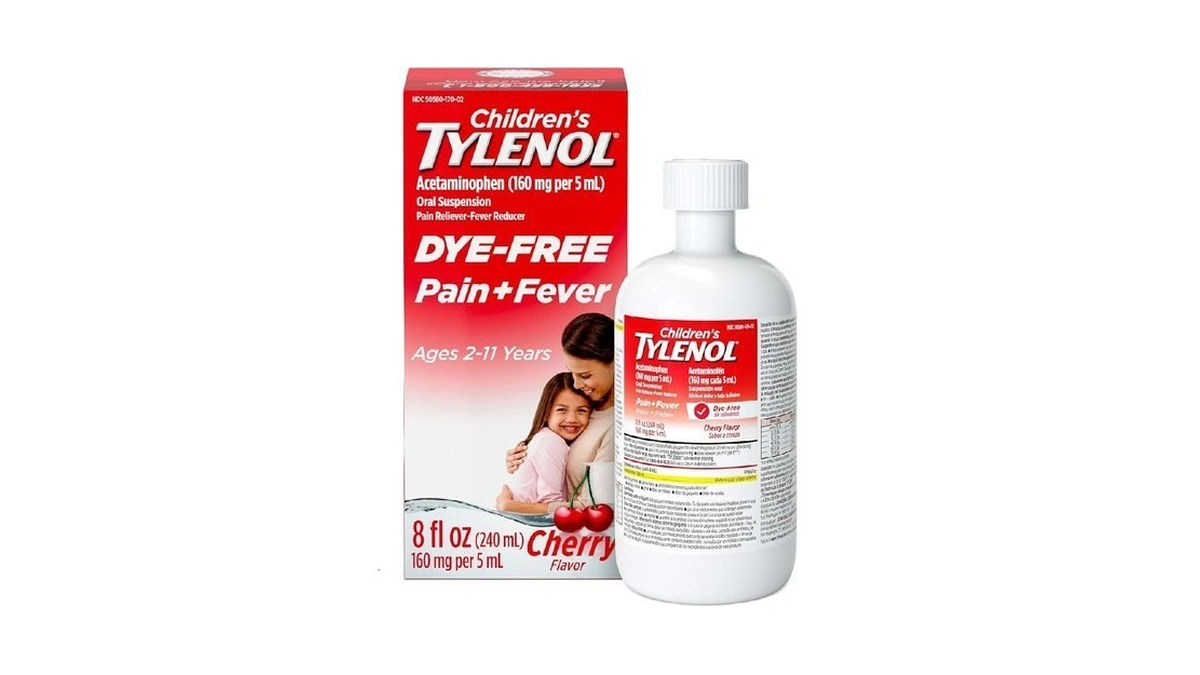 Children's Tylenol Liquid Pain Relief & Fever Medicine, Oral Suspension,