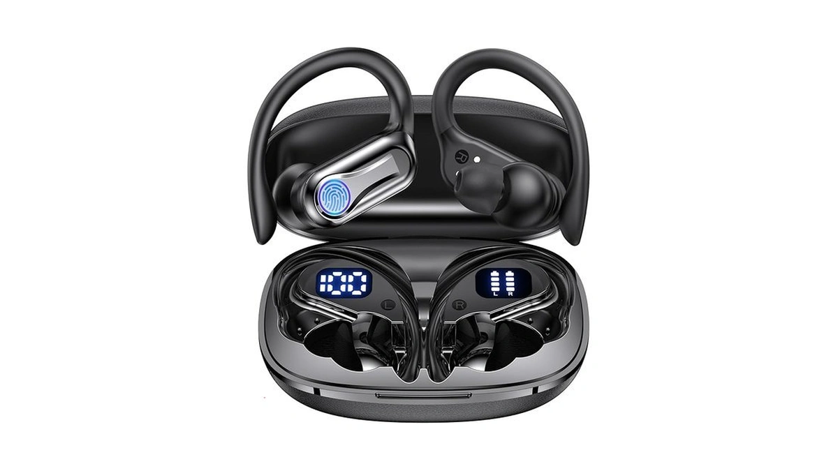 Wireless Sports Earbuds, Bluetooth 6.1 Over-ear Hook Headphones With 90h