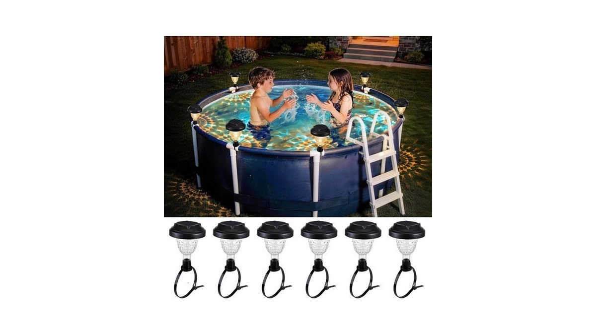 Lomotech Solar Pool Lights For Above Ground Pools - 6