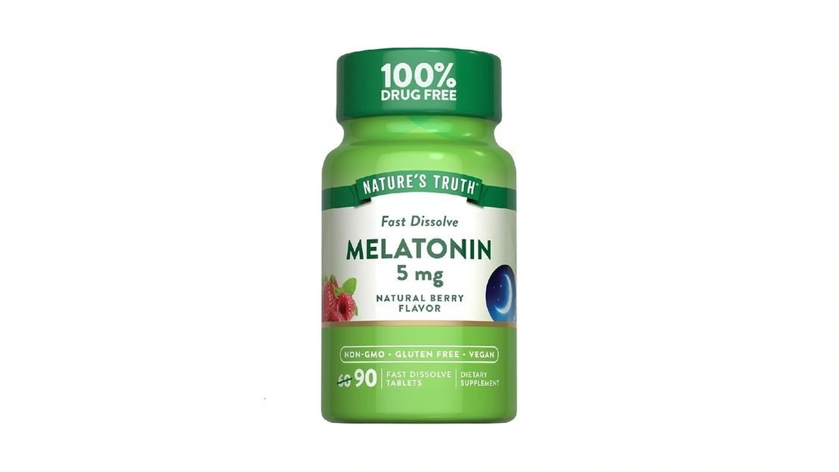 Nature's Truth Melatonin 5 Mg Fast Dissolve Tablets | 90