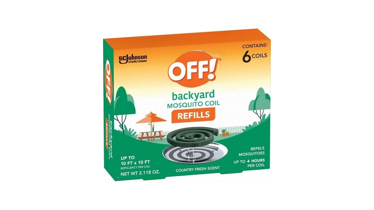 Off! Backyard Mosquito Repellent Coil Refills, Perfect For Outdoor Patios