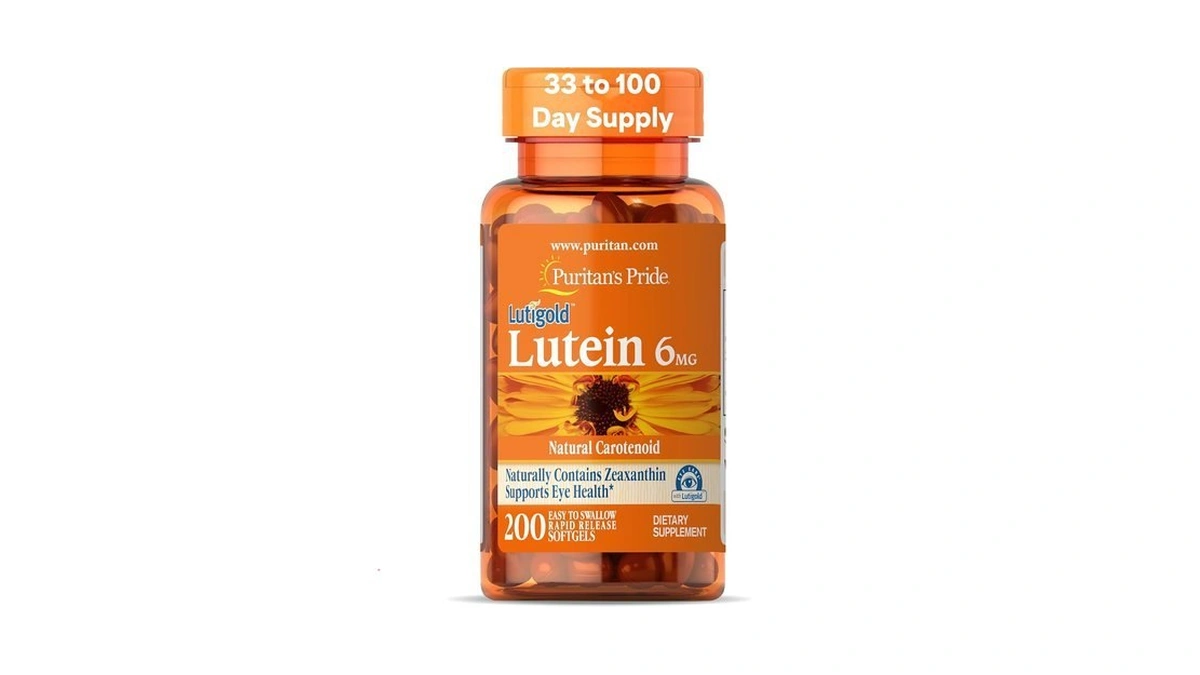 Puritan's Pride Premium Lutigold™ Lutein Carotenoid 6mg With Zeaxanthin For