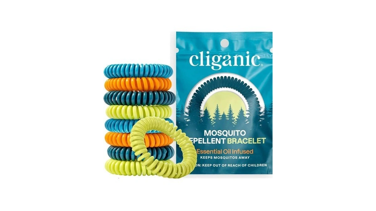 Cliganic 10 Pack Mosquito Repellent Bracelets For Adults & Kids