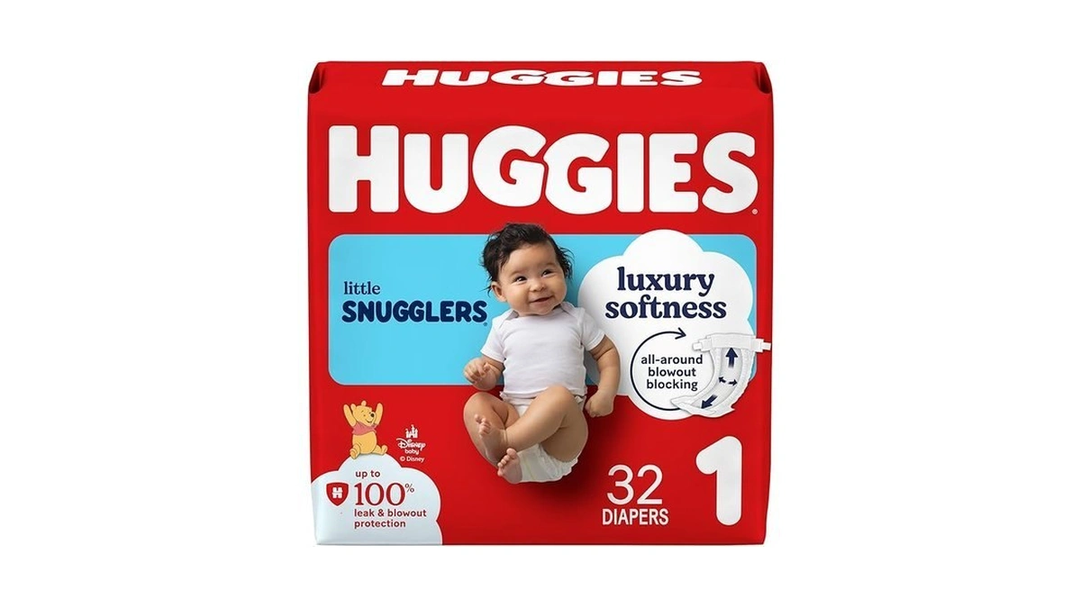 Huggies Size 1 Diapers, Little Snugglers Baby Diapers, Size 1