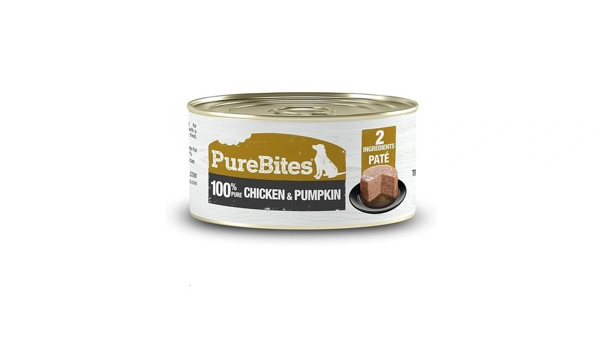 Purebites Chicken & Pumpkin Pates For Dogs, Only 2 Ingredients,