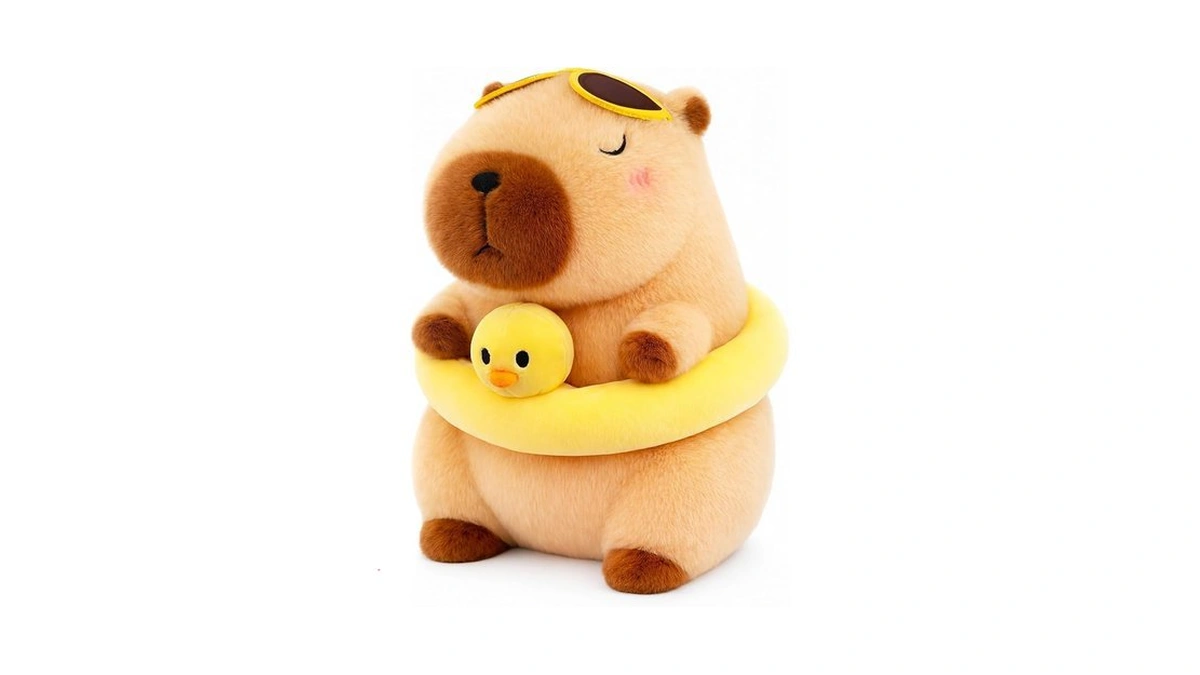 Titqwop Capybara Plush 12" Cute Capybara Stuffed Animal Cute Capibaras