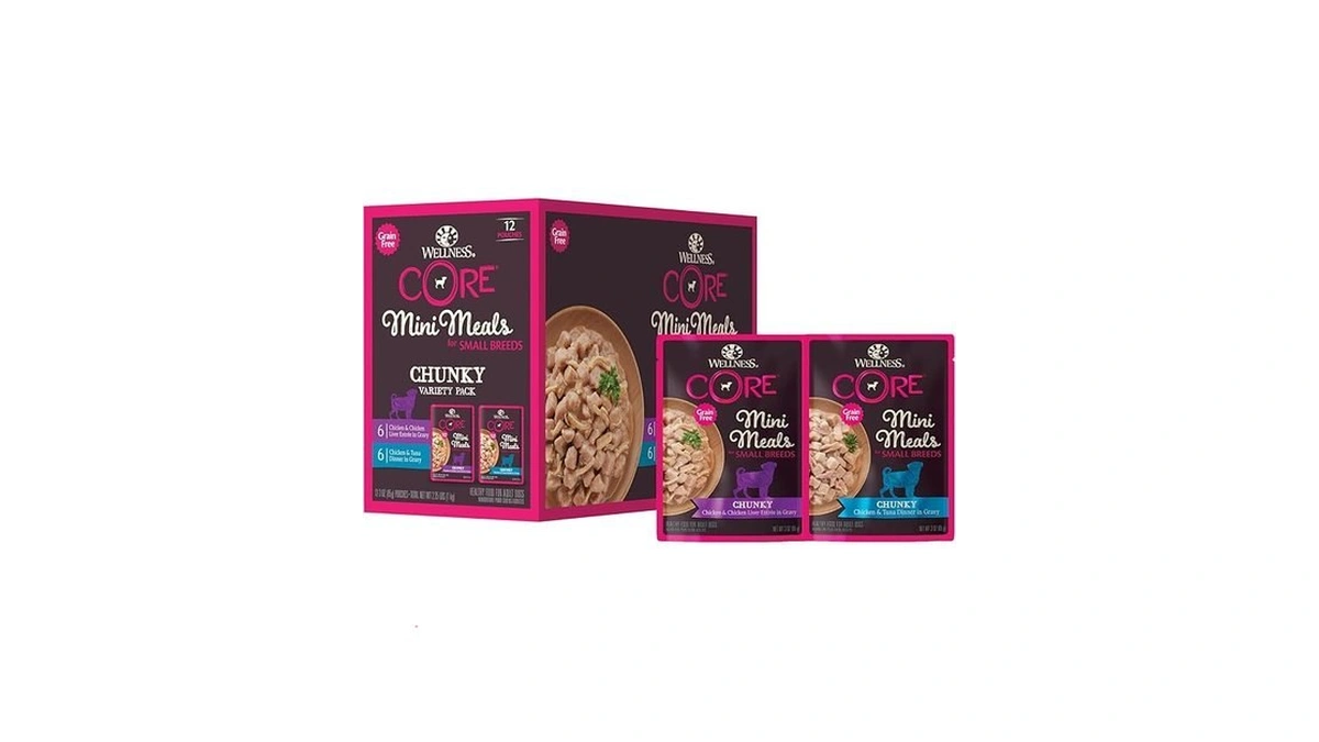 Wellness Core Small Breed Mini Meals Chunky Variety Pack Adult