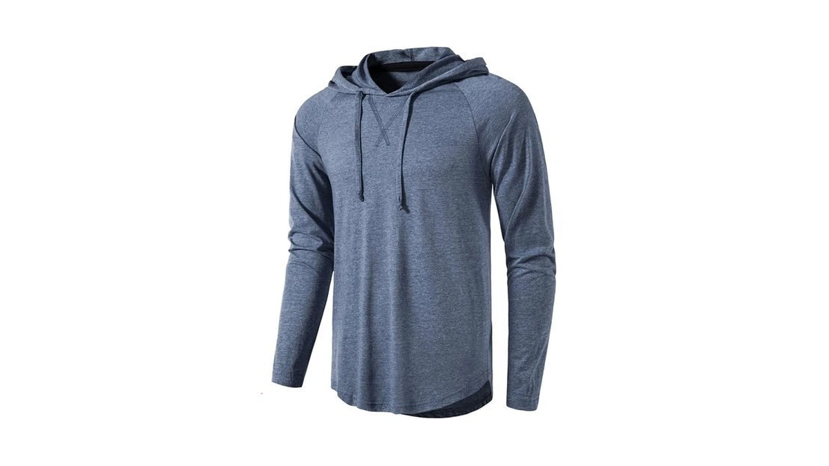 Muse Fath Men's Long Sleeve Athletic Performance Lightweight Hoodie-blue-s