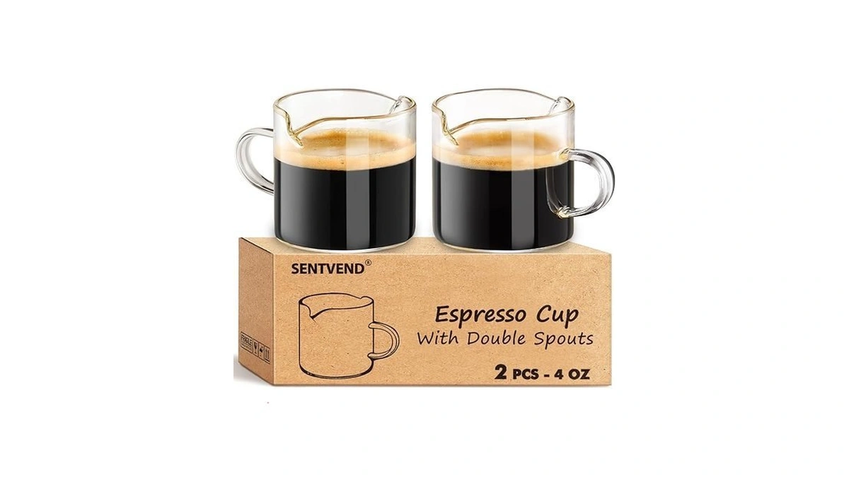 Espresso Cups Set Of 2 - 4 Oz Espresso Shot