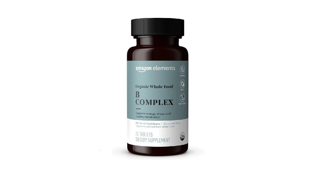 Amazon Elements Organic Whole Food B Complex, 98% Whole Food
