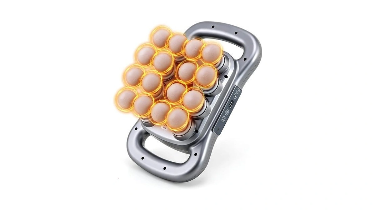 Gaxezo 16 Head Massage Gun Set, Deep Tissue Percussion Massager,