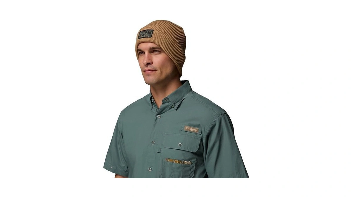 Columbia Unisex Phg Patch Beanie, Sahara/tested Tough Box Deer, One