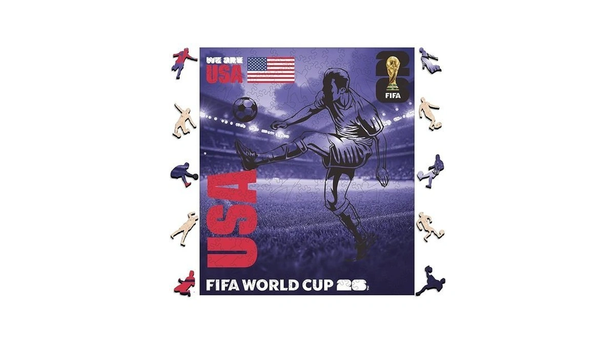 Fifa 2026 Trophy Series - Wooden Puzzle For Adult, 5mm