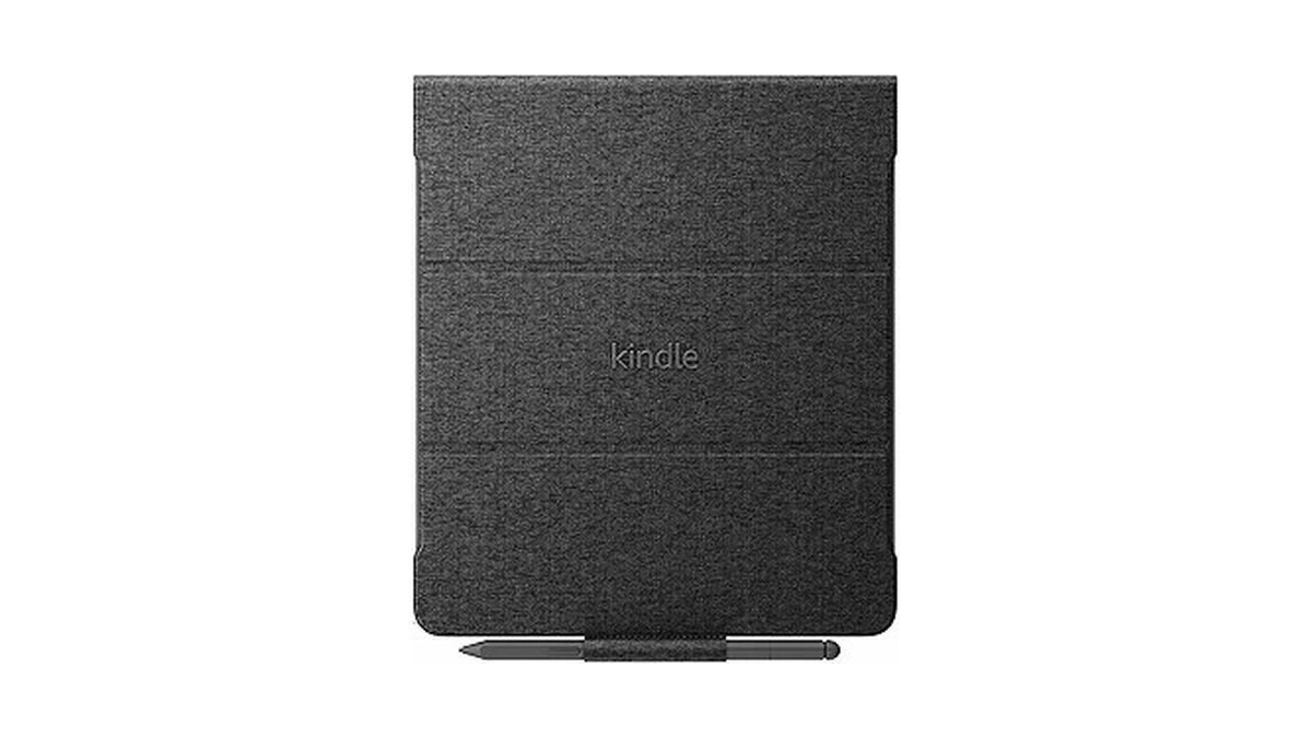 Amazon Kindle Scribe Fabric Folio Cover With Magnetic Attach, Sleek