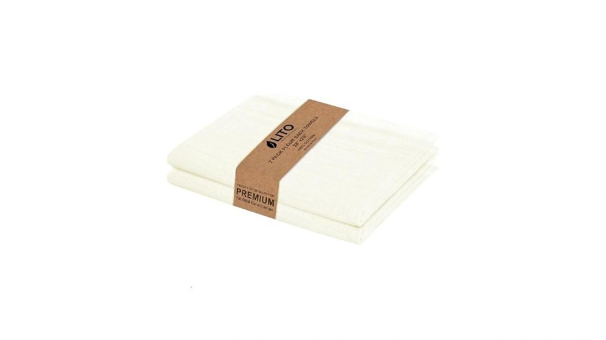 Lito Linen And Towel Flour Sack Towels – 100% Cotton,