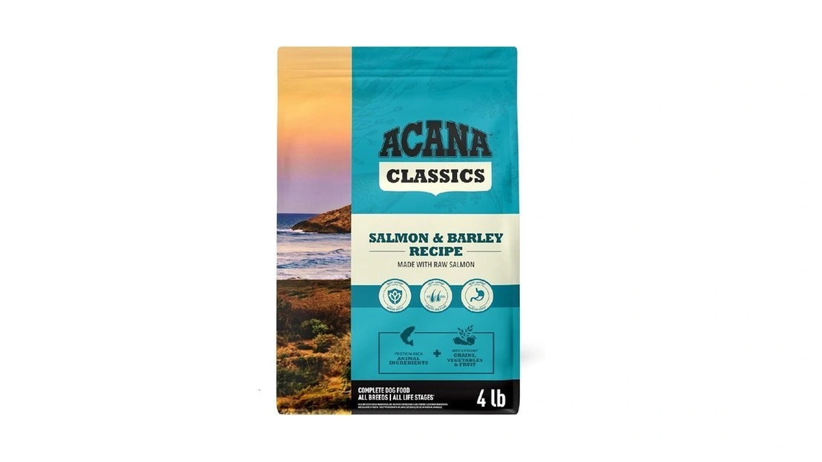 Acana Classics Dry Dog Food Salmon And Barley Recipe 4lb