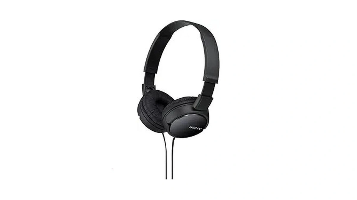 Sony Zx Series Wired On-ear Headphones, Black Mdr-zx110