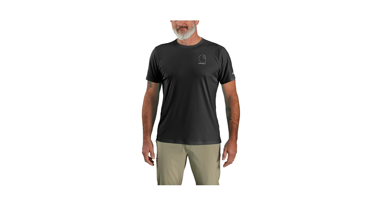 Carhartt Men's Force Sun Defender™ Lightweight Short-sleeve Logo Graphic T-shirt,
