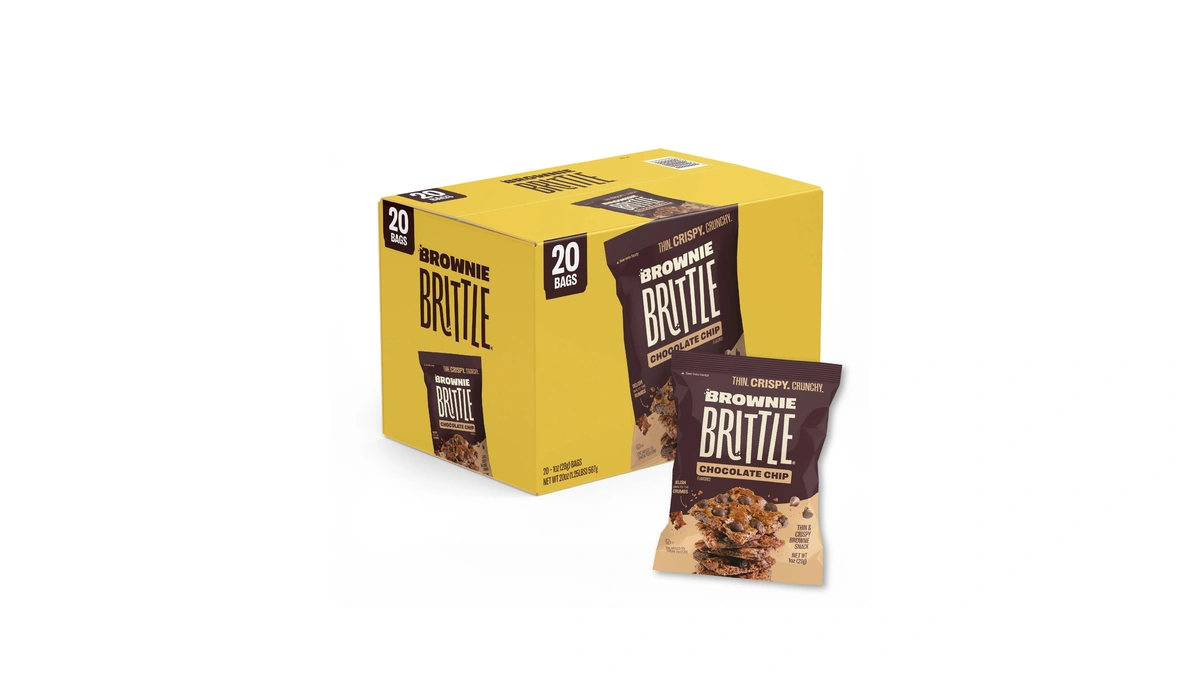 Brownie Brittle – Original Chocolate Chip Thin And Crispy Sweet