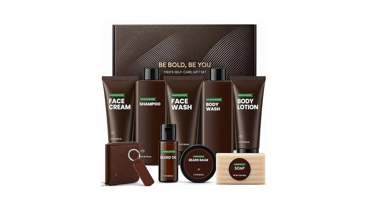 Rinse & Robust Gifts For Men 10pcs Gift Baskets For