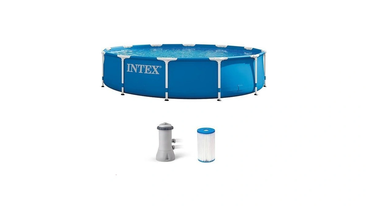 Intex Metal Frame 12 Ft X 30 In Above Ground