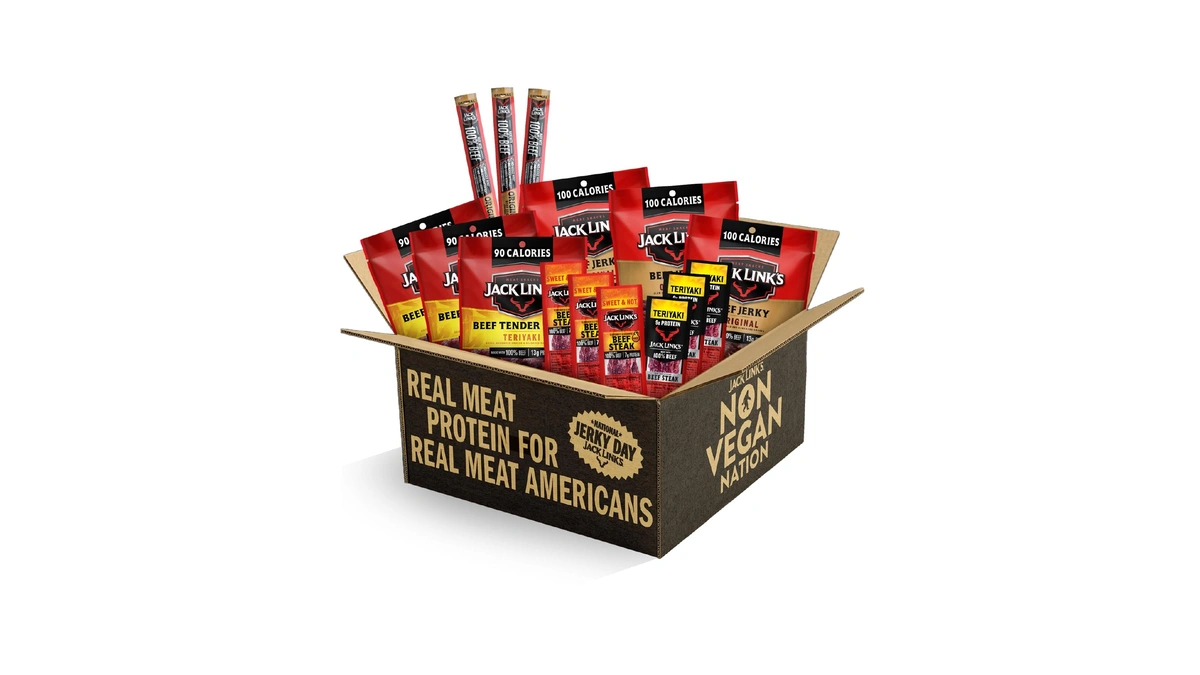 Jack Link's Beef Jerky Variety Pack Gift Basket - 15