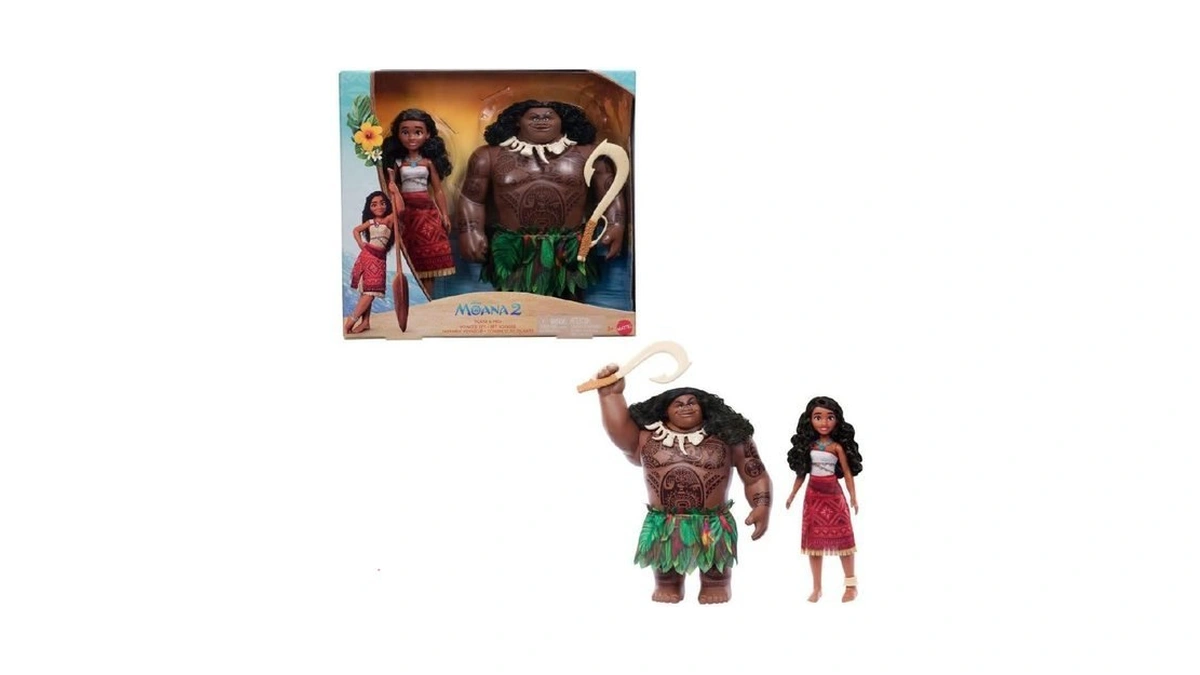 ​mattel Disney Moana 2 Voyager 2 Doll Set, Moana &