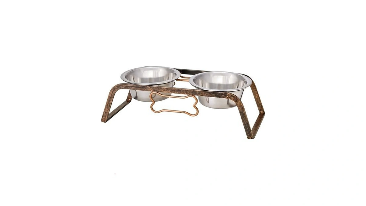 Loving Pets Elevated Dog Bowls – Raised Stainless Steel Dog