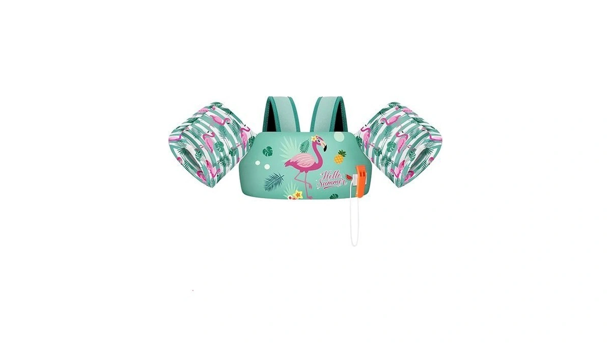 Heysplash Toddler Swim Vest, Toddler Floaties Fit 22-30-40-50-55 Lbs, Puddle
