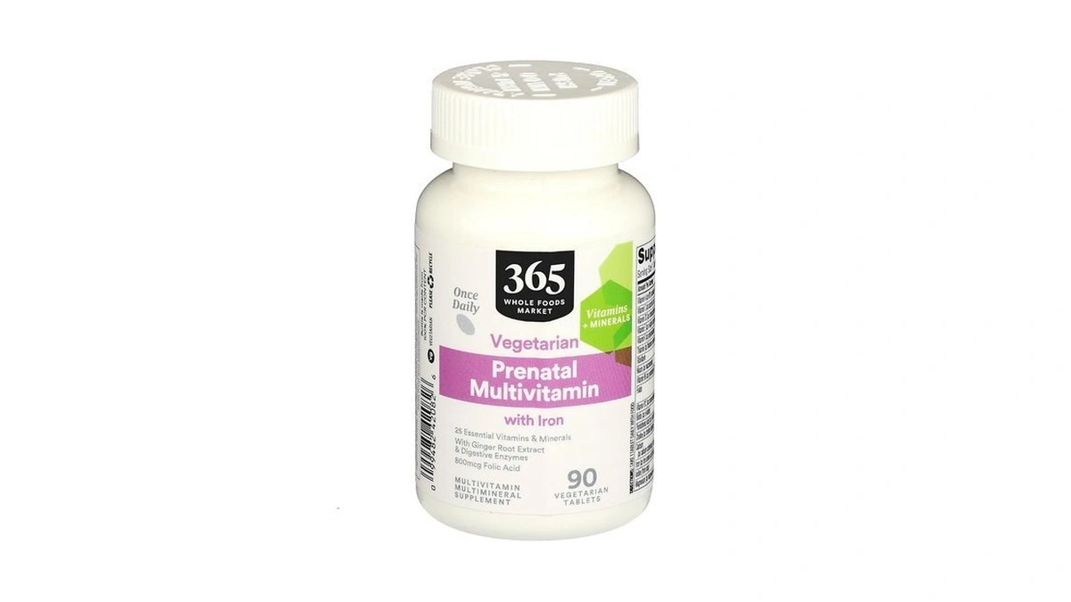 365 By Whole Foods Market, Prenatal Multivitamin With Iron, Vegetarian,