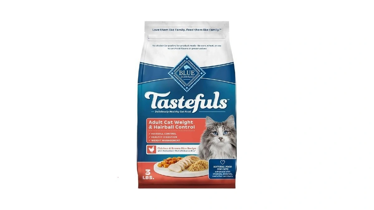 Blue Buffalo Tastefuls Weight & Hairball Control Natural Dry Food
