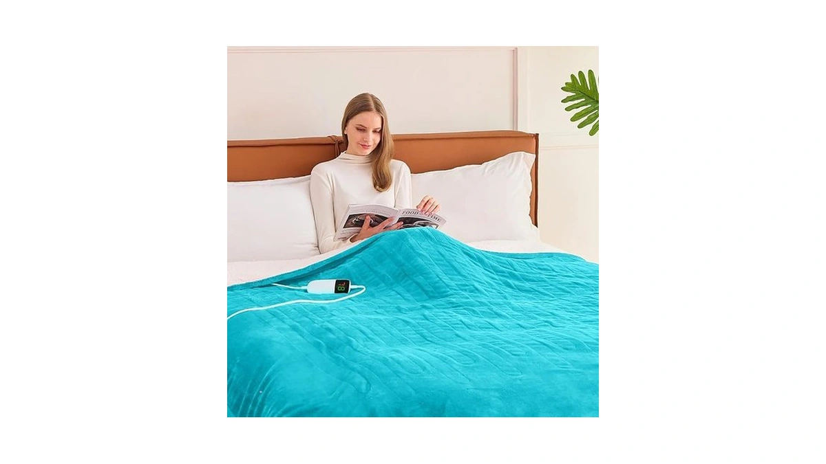 Bomova Heated Electric Blanket Full Size - 72" X 84"