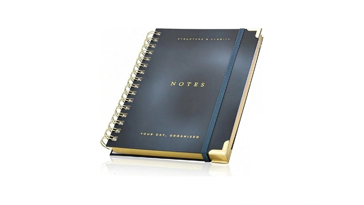 Aesthetic Daily Planner And Notebook With Hourly Schedule - Beautiful
