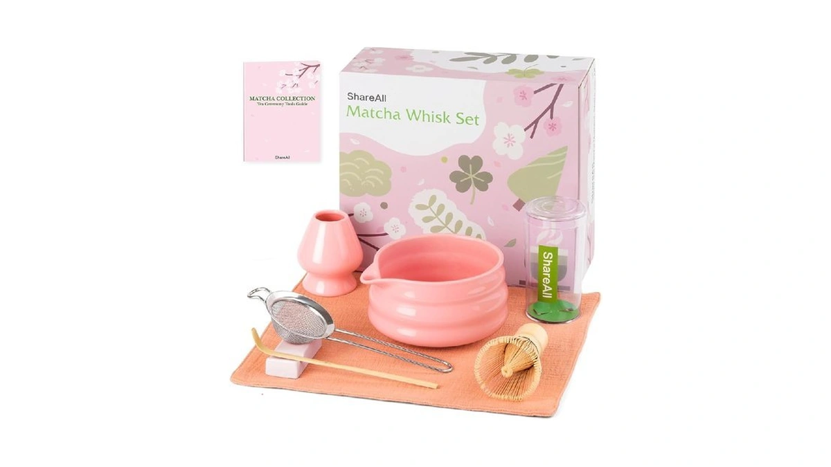Shareall Matcha Whisk Set – 7-piece Matcha Set & Complete
