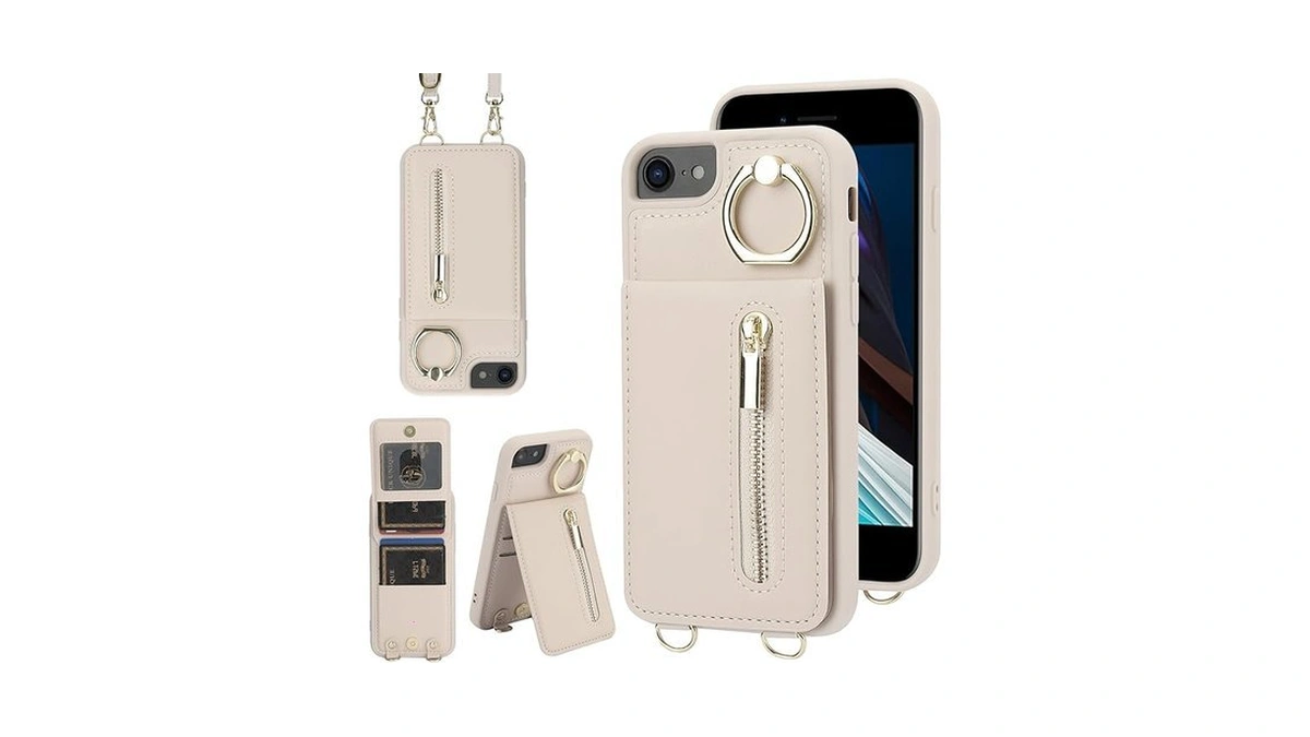 Jcxtrombulous Crossbody Wallet Case For Iphone 7/8/se 2020/se 2022 With