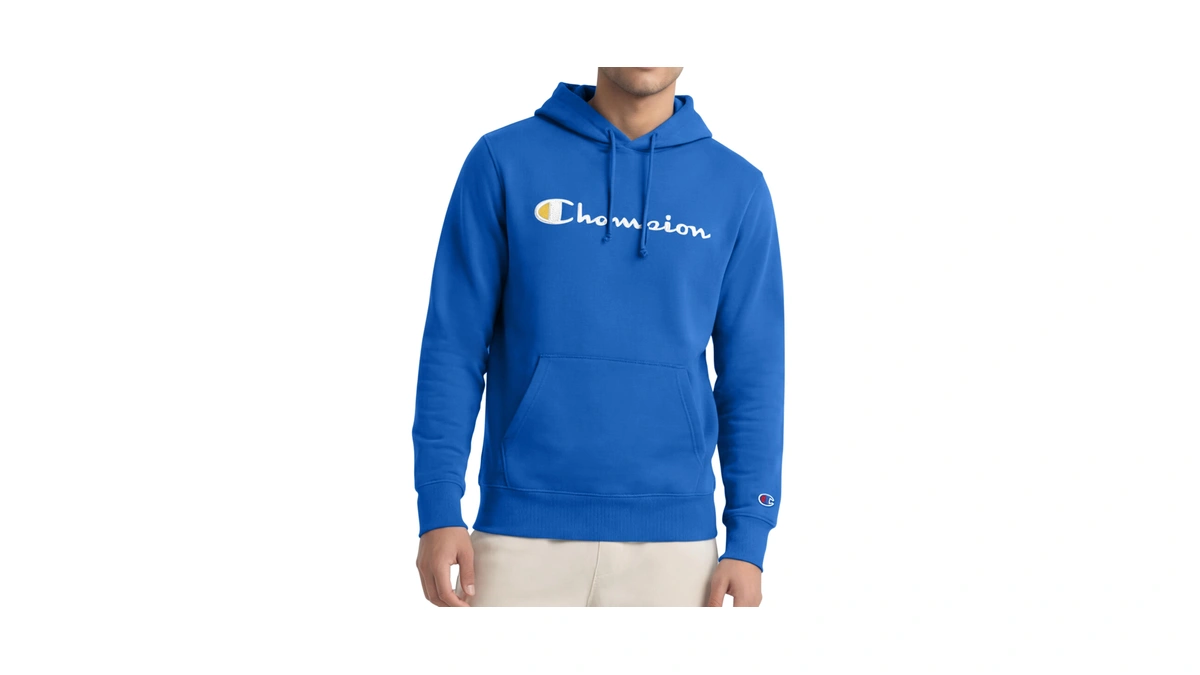 Champion Men's Pullover Graphic Fleece Hoodie, Standard Fit, Midweight Fleece,