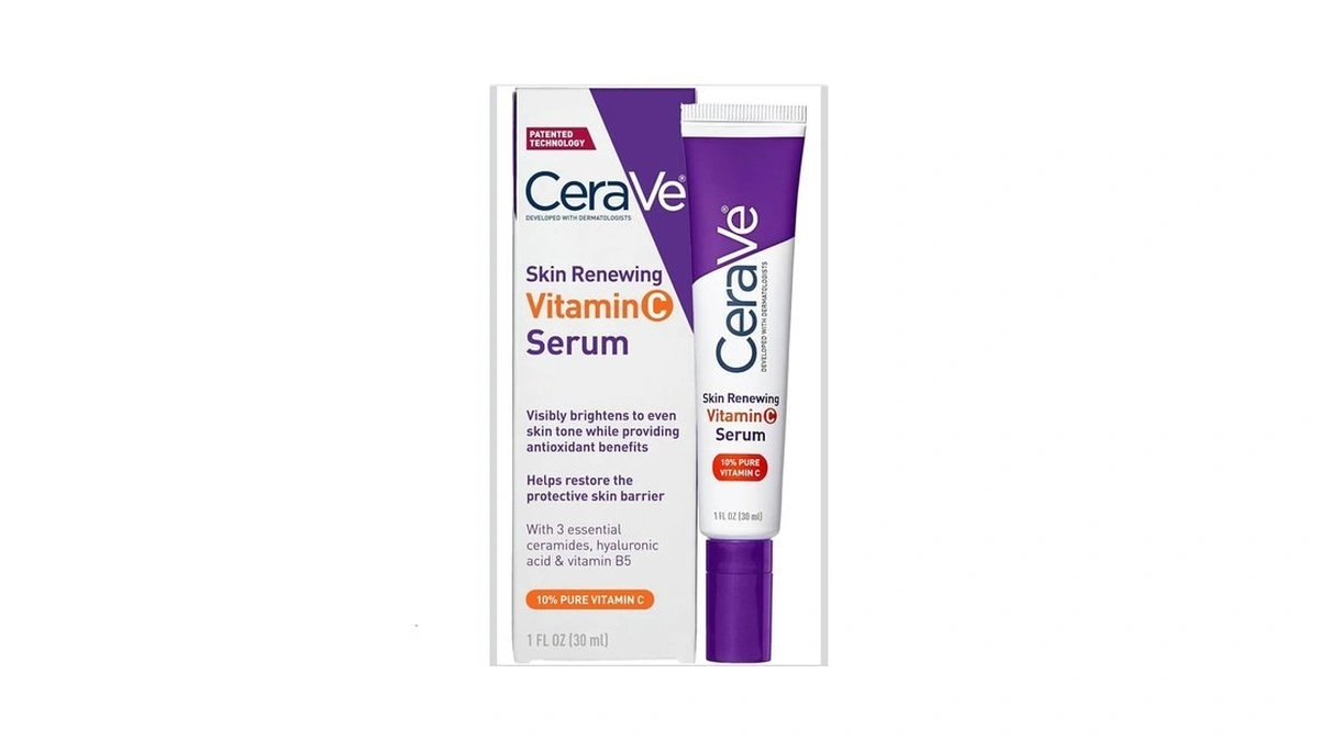 Cerave Vitamin C Serum For Face With 10% Pure Vitamin