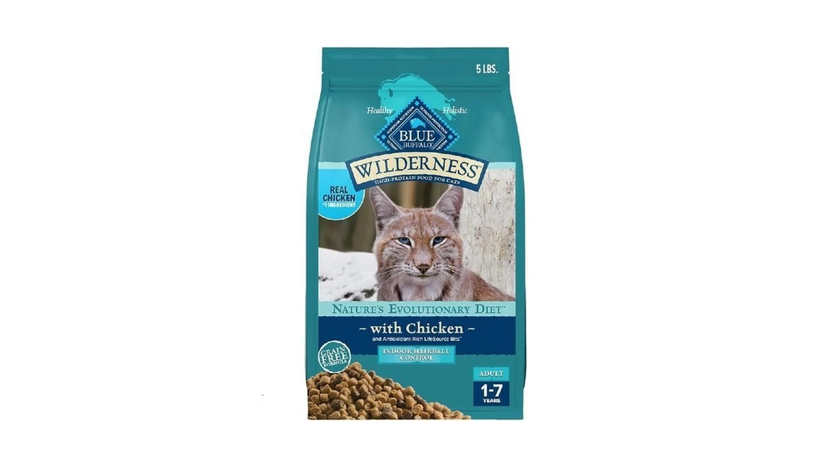 Blue Buffalo Wilderness Natural Hairball Care Dry Cat Food For