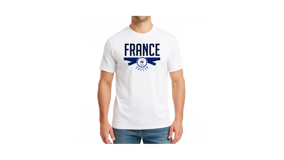 Icon Sports Officially Licensed France Football Federation Cotton T-shirt -