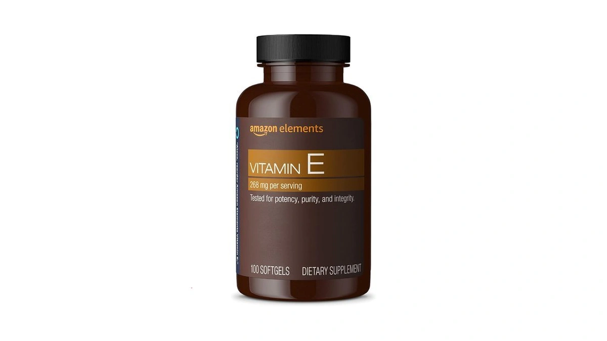 Amazon Elements Vitamin E, 400 Iu, 100 Softgels, 100 Days