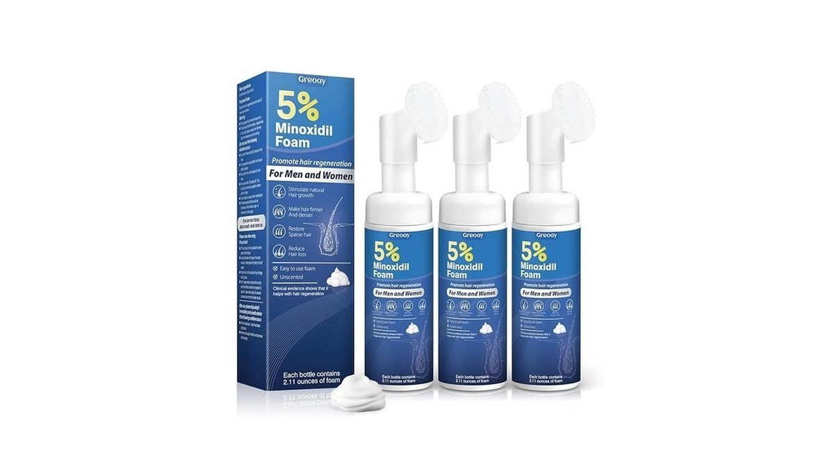 5% Minoxidil Hair Growth Foam Men And Women Suitable For