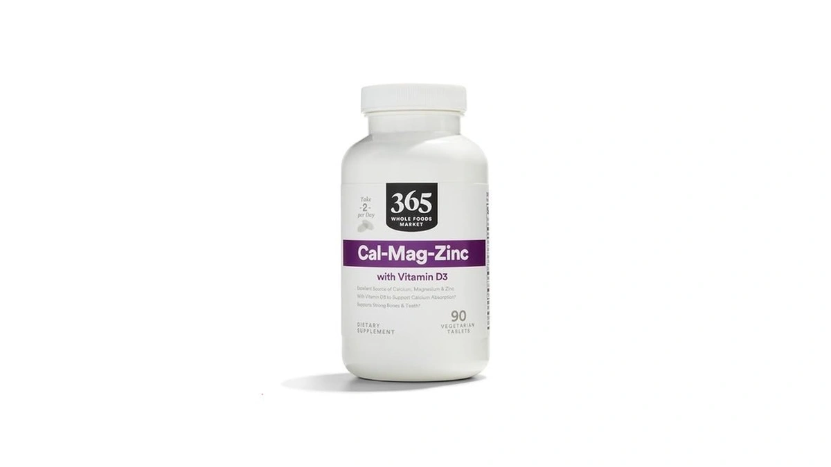 365 By Whole Foods Market, Cal-mag-zinc With Vitamin D3, Vegetarian,