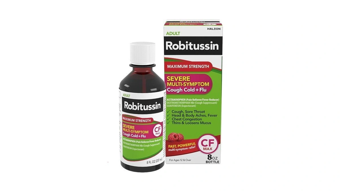 Robitussin Maximum Strength Cf Max, Severe Multi-symptom Daytime And Nighttime