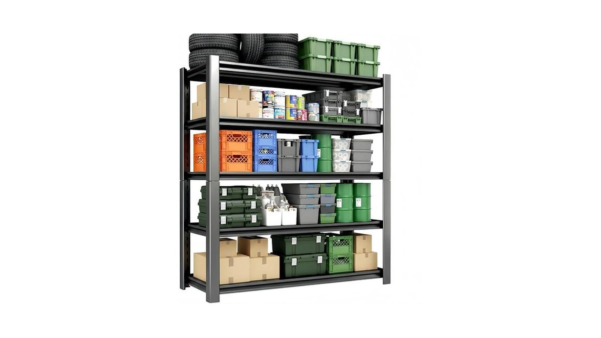 Wozbud 3500 Lbs Heavy Duty Garage Shelving, 48" W X